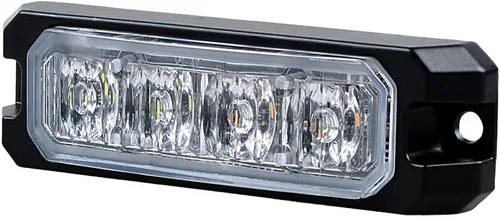 Vista 5 de CORP - Barra de luz estroboscópica intermitente para montaje en superficie, impermeable, SYNC, de advertencia de emergencia, 12 V-24 V