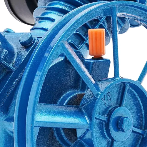 Vista 7 de LOYALHEARTDY Cabezal de bomba de compresor de aire 3HP 175PSI doble cilindro V estilo V reemplazo de la bomba del compresor de aire, cilindro de Azul