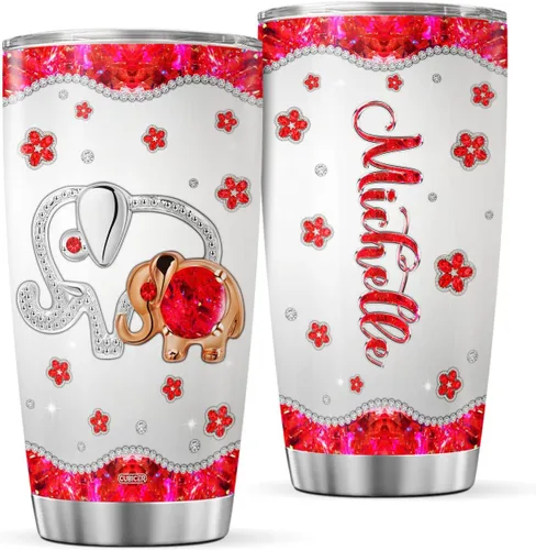 Vista 8 de CUBICER Vasos de café personalizados, tazas de viaje para amantes de los animales, dueños de mascotas, mujeres, hombres, niños, lindo vaso de acero