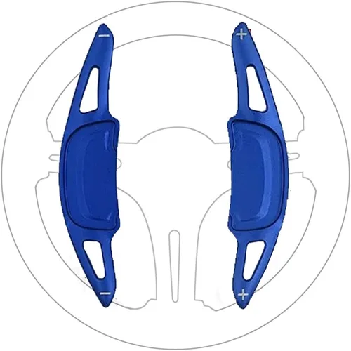 Vista 9 de Great-luck Extensiones de aluminio para palanca de cambios de volante de 2 piezas (negro) para Mazda CX-30 (2019 2020 2021) Mazda 3 Hatchback