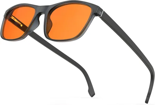 Vista 9 de Bloomoak-99% Blue Light Blocking Glasses - Gaming Glasses - Anti Glare - Anti Fatigue -Suitable for Screens, Games, TVs