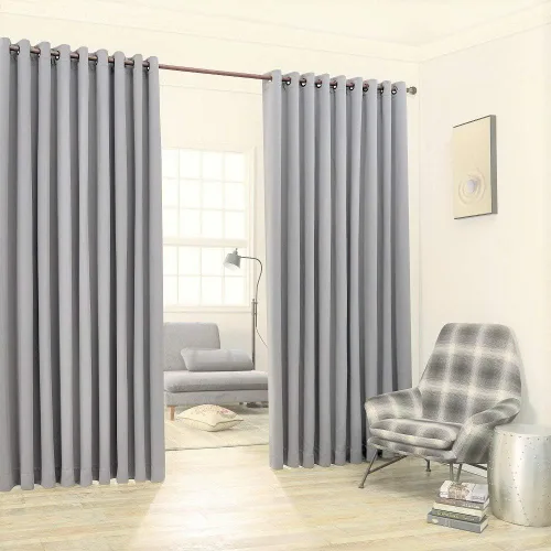 Vista 10 de Warm Home Designs Nicole 2 Extra Large Wall to Wall Curtains 108" x 99" Each with 2 Matching Tie-Backs. Great for Large Windows or as Room