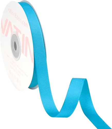 Vista 244 de VATIN Cinta de Grogrén Negra, 1-1/2" x 50 Yardas Continuas, Cinta de Grogrén de Poliéster Negra, Usar para Lazos de Bricolaje, Accesorios