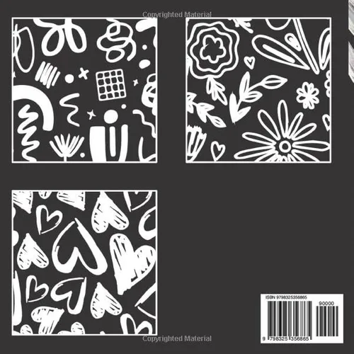 Vista 2 de Simple Abstract Shapes - Coloring Book For Coloring with Gel Pens for Stress Relief, Relaxation and Mindfulness