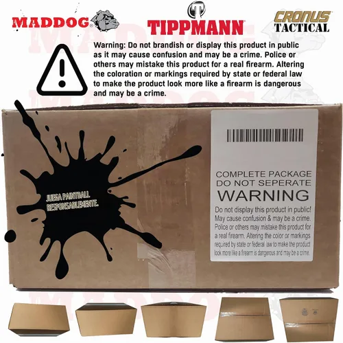Vista 8 de Maddog Tippmann Cronus - Marcador táctico de titanio para pistola de paintball