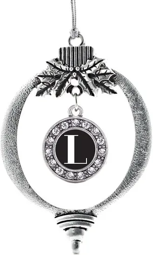 Vista 314 de Inspired Silver - Adorno de cromosoma 21 con dije de círculo de plata con joyas de circonita cúbica