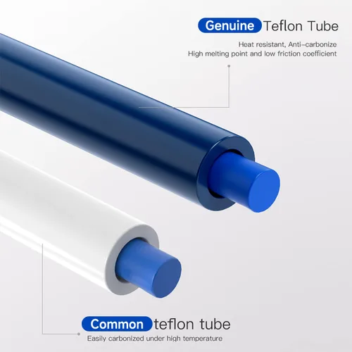 Vista 3 de Creality Tubo oficial Capricorn Bowden de 1 M, soporte de tubo de teflón de PTFE de 0.069 in, resistente al calor, alta lubricación, baja fricción