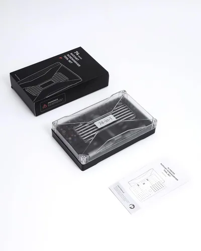 Vista 9 de Juego de destornilladores de trinquete mejorados 74 en 1, juego de destornilladores magnéticos con kit de herramientas de reparación de precisión