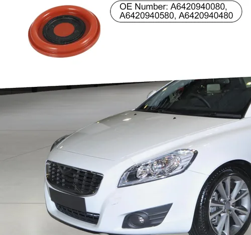 Vista 2 de Diafragma de filtro de aceite de válvula 31338685 para Volvo C70 2006-2013 goma roja