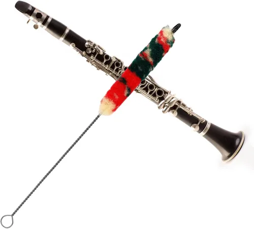 Vista 7 de Piccolo Cleaner, Piccolo Cepillo de Limpieza Hisopo de Clarinete Instrumento Musical Cepillo de Limpieza de Hilo de Algodón Piccolo Kit