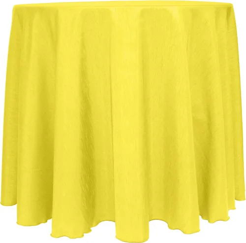 Vista 65 de Mantel reversible de satén Shantung de Ultimate Textile Majestic 96" redondo, Satin, Paquete de 2