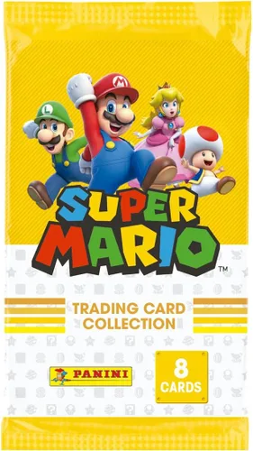 Vista 3 de Panini Super Mario Trading Cards - Caja de 18 fundas