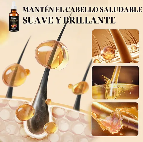 Vista 5 de DISAAR BEAUTY Batana Aceite Capilar Romero Semilla de Uva Dañado 2 fl oz