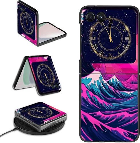 Vista 16 de Rossy Funda para Motorola RAZR 5G, para Moto RAZR 5G, funda delgada y ligera de policarbonato duro a prueba de golpes para Motorola Moto RAZR 5G