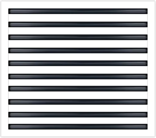 Vista 7 de BUILDMART - Cubierta de ventilación de CA moderna de 20x20 - Ventilación de aire blanca decorativa - Difusor de ranura lineal estándar - Rejilla
