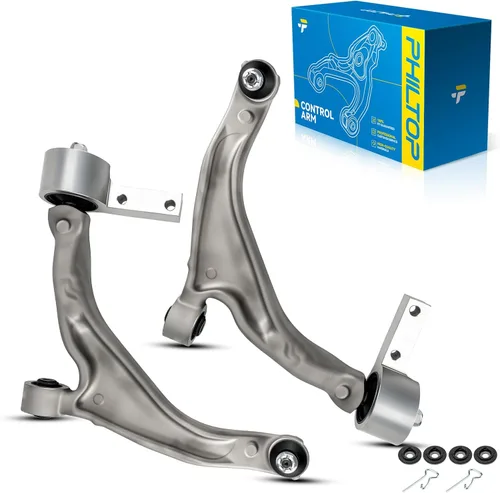 Vista 53 de PHILTOP 6 piezas de brazo de control delantero inferior con barra estabilizadora de rótula para Nissan Rogue 2014-2020 Rogue Sport 2017-2022 Qashqai