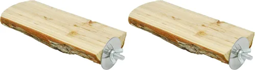 Vista 8 de Niteangel Percha de jaula para loros, plataforma de madera para pájaros (paquete de 1)