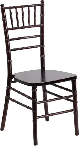 Vista 12 de Flash Furniture - Silla Chiavari de madera negra de la serie HERCULES