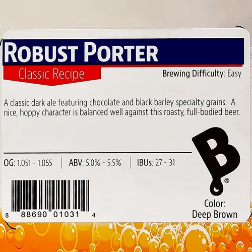 Vista 6 de El mejor kit de ingredientes de portero robusto de cerveceros