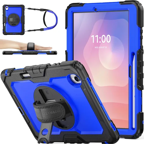 Vista 14 de SEYMAC stock Funda para Samsung Galaxy Tab S10 Lite / S10 FE / S9 FE 5G / S9 Funda para Tableta 10.9''/ 11'' Protectora con Protector de Pantalla