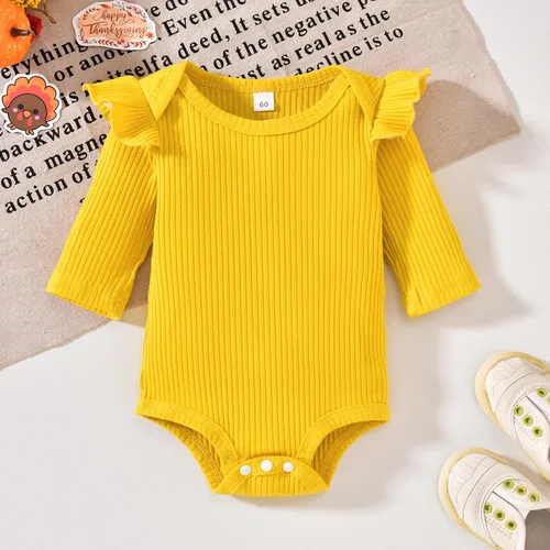 Vista 136 de Aalizzwell Conjunto de mameluco acanalado para bebé recién nacido prematuro para otoño e invierno