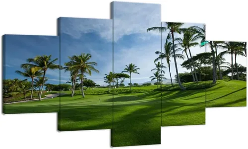 Vista 9 de chenchenArt Payne's Valley Golf Course 19th Hole - Arte de pared para sala de estar, dormitorio, baño, decoración del hogar, campo de golf