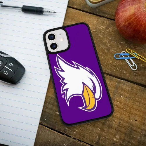Vista 4 de Ashland University - Carcasa protectora de goma híbrida con logotipo primario de la universidad, compatible con iPhone 12 Pro y 12 de Apple