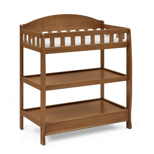 Vista 4 de Delta Children Cambiador infantil con almohadilla, castaño