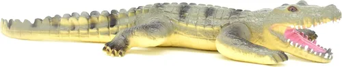 Vista 9 de CWG Caimán, cocodrilo, reptil, muy agradable réplica de goma blanda 14 '' CWG150 BB26