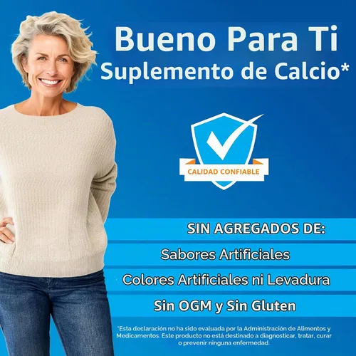 Vista 6 de 21st Century Citrato de calcio + D3 Petites, fácil de tragar, 200 unidades Citrato de calcio altamente absorbible con vitamina D3, Compare VS.
