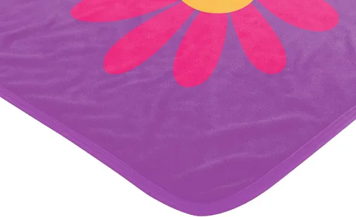 Vista 3 de Northwest Minnie Mouse Micro Raschel - Manta de 46 x 60 pulgadas, flores que caen