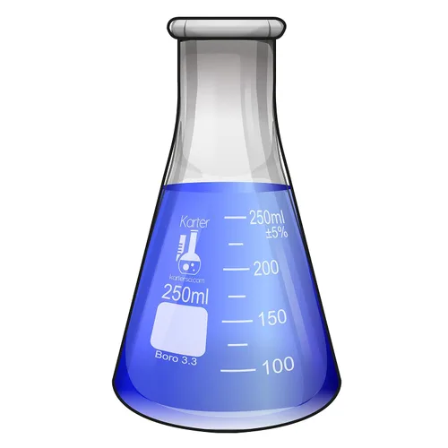 Vista 9 de Karter Scientific - Matraz Erlenmeyer de boca estrecha de 1000 ml, vidrio borosilicato 3.3, 213G22 (Individual) 3.3 vidrio de borosilicato, boca