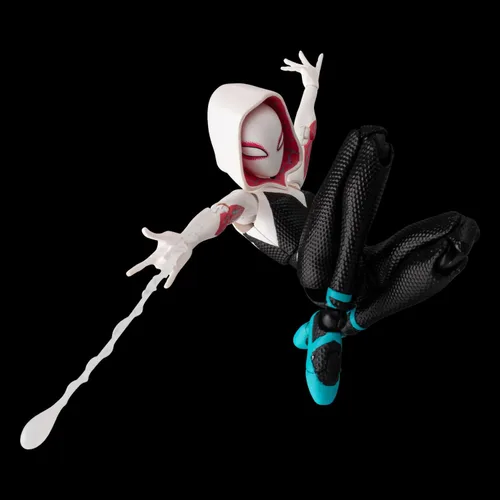 Vista 5 de Spider-Man: Spider-Bath SV Action Spider Gwen y Spider Ham, sin escala, ABS y PVC, figura de acción completa prepintada