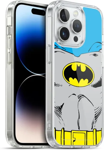 Vista 356 de Head Case Designs Funda de gel con licencia oficial de Batman DC Comics Bat Signal Logos [protección de grado militar] compatible con Apple iPhone 7