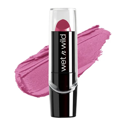 Vista 10 de wet n wild - Lápiz labial con acabado sedoso, color labial hidratante rico y acumulable, formulado con vitaminas A, E y macadamia para una Un breve