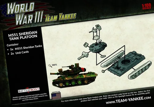 Vista 2 de Team Yankee: Estados Unidos: M551 Sheridan Platoon