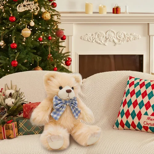 Vista 7 de MorisMos Oso de Peluche Relleno, Pequeño Oso de Peluche de 14'' Juguete de Peluche Regalo para Niño Niña Bebé Adolescente Adulto, Tierno Juguete
