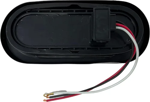 Vista 5 de Luz trasera de remolque de 6 pulgadas, color ámbar, 45 LED, secuencial, con flecha secuencial, para remolque, luces indicadoras de señal ovalada