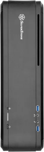 Vista 8 de SilverStone Technology Fortress Z Aluminio Unibody Mini-ITX/DTX - Carcasa para computadora SFX con elevador PCI-E y ventiladores personalizados
