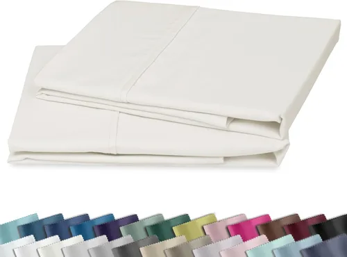 Vista 15 de Fundas de almohada de algodón de 400 hilos 01 - Blanco