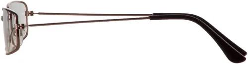 Vista 2 de Accesorio de disfraz de gafas con borde de alambre rectangular