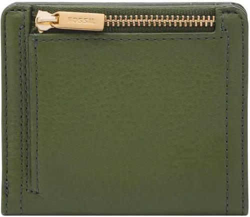 Vista 2 de Fossil Logan - Cartera plegable de cuero con bloqueo RFID para mujer