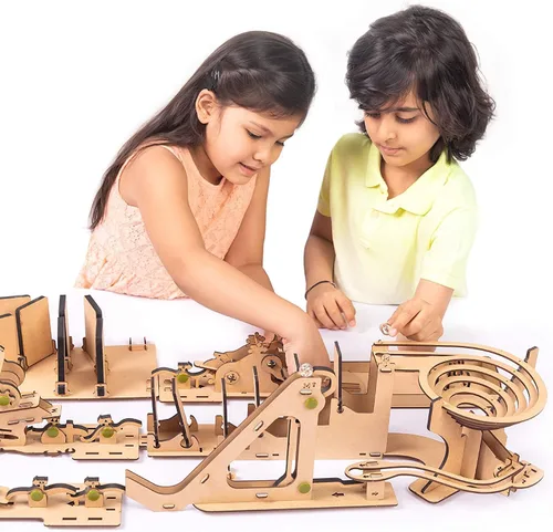 Vista 6 de Smartivity Chain Reaction Engineering, Kit de construcción de juguetes de aprendizaje STEM para niños de 8 años en adelante