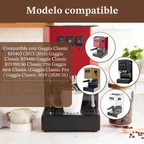 Vista 3 de Bandeja de goteo delgada de perfil bajo para la cafetera Gaggia Classic Pro 1