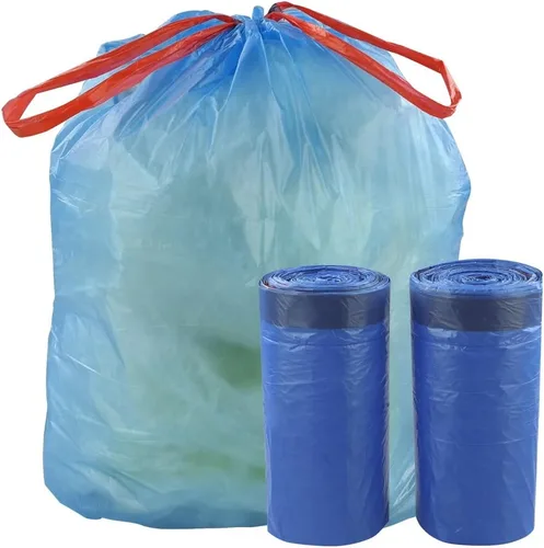 Vista 8 de Fiaze - Bolsas de basura de 2.5 galones, bolsa de basura con cordón azul, 220