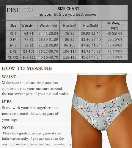 Vista 4 de FINETOO - Paquete de 12 unidades de ropa interior de corte hipster sin costuras para mujer calzones invisibles, suaves y elásticos, talla XS-XL