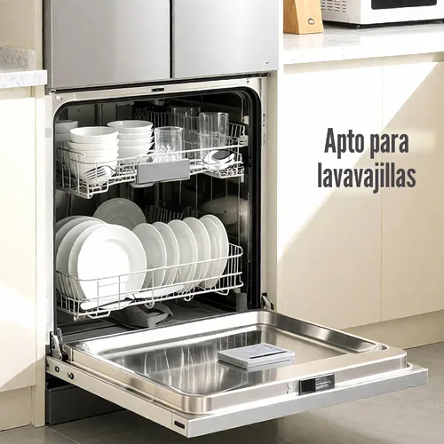 Vista 3 de Juego de cubiertos para 4, 20 piezas de cubiertos de acero inoxidable 18/10