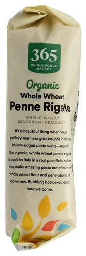 Vista 6 de 365 by Whole Foods Market, Penne Rigate de Trigo Integral Orgánico, 16 onzas (453 g)