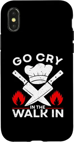 Vista 4 de iPhone 15 Go Cry In The Walk In, divertida funda de chef de cocina