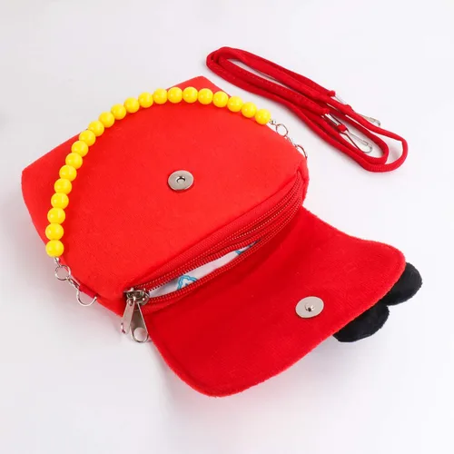 Vista 5 de SOTOGO Conjunto de joyería para niñas pequeñas, bolso de flores para niñas, lindo bolso de princesa, bolso de mensajero de hombro